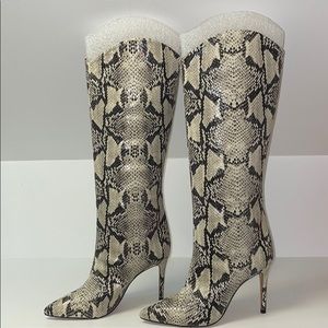 Schutz Maryana Boot Snakeskin